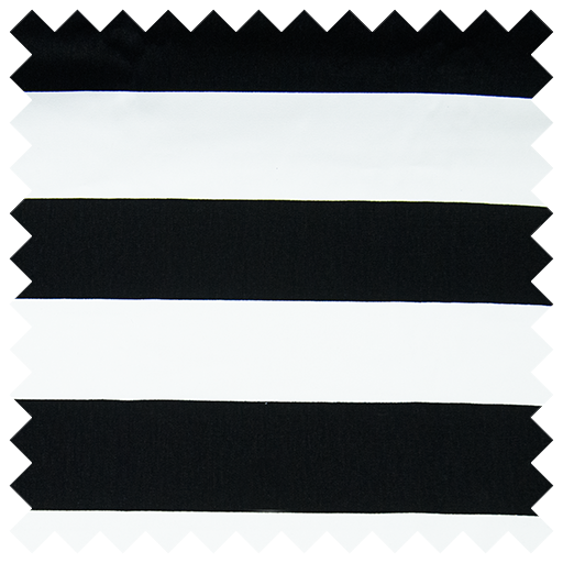 Black 3" Prison Stripe  